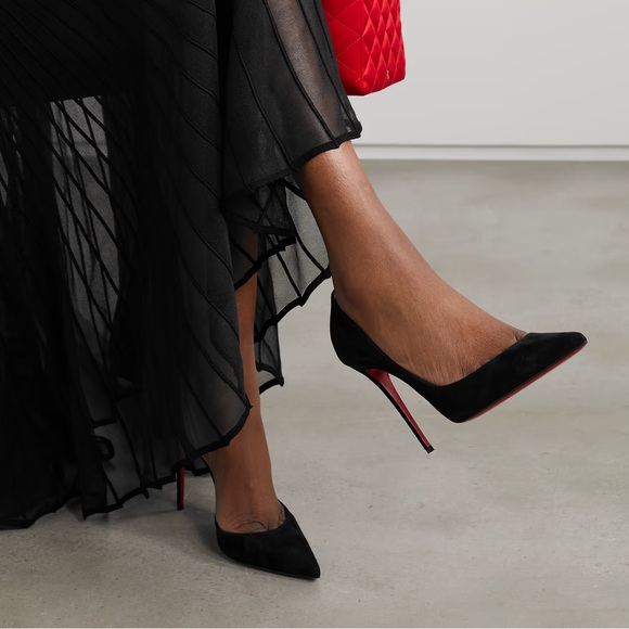 Christian Louboutin Iriza 100 suede pumps - Picture 2 of 8
